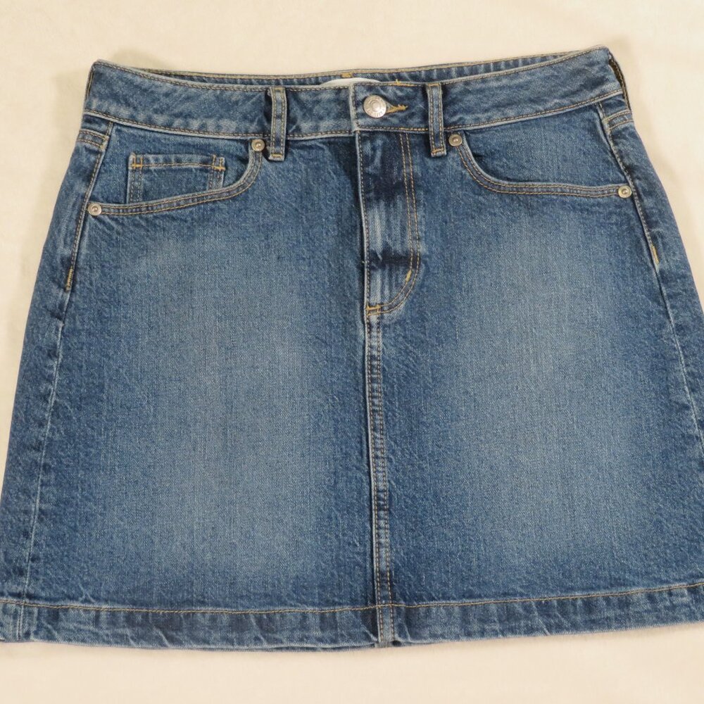 LOFT Blue Denim Skirt 2P NWT
